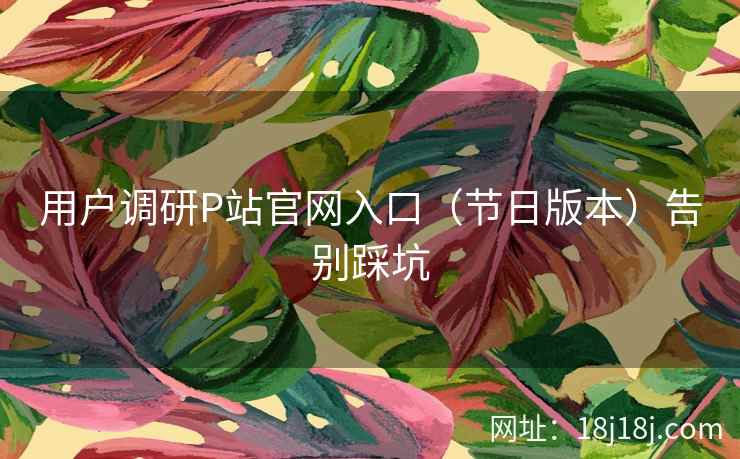 用户调研P站官网入口（节日版本）告别踩坑